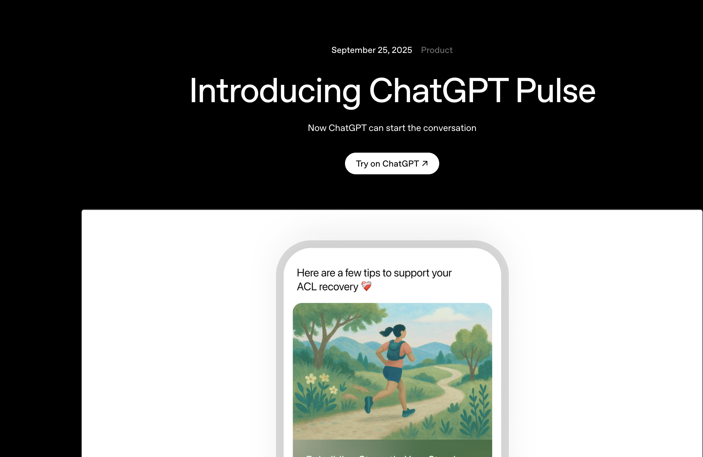 Now it CAN ask you about your day ;)