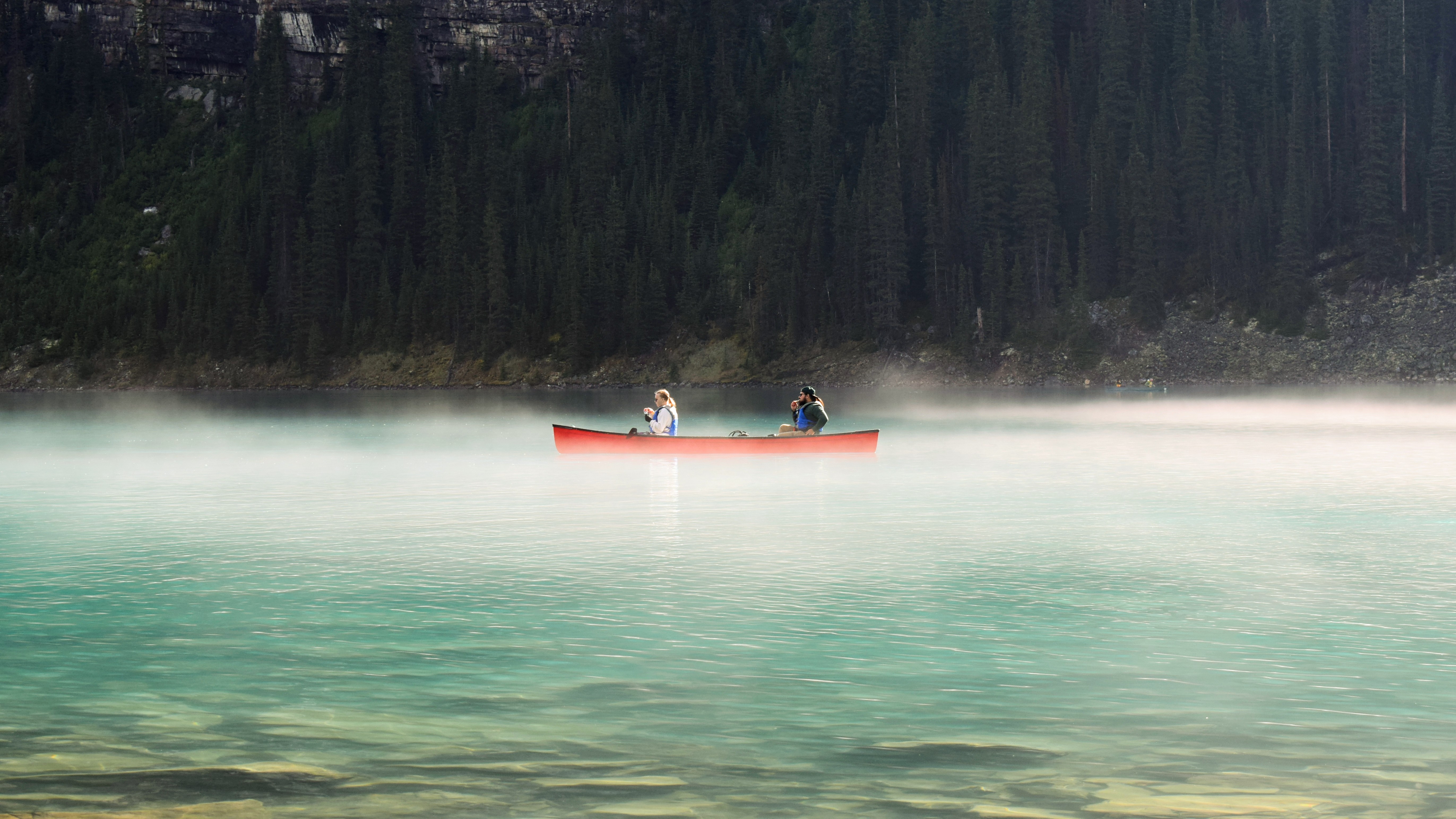 Canoeing in Banff