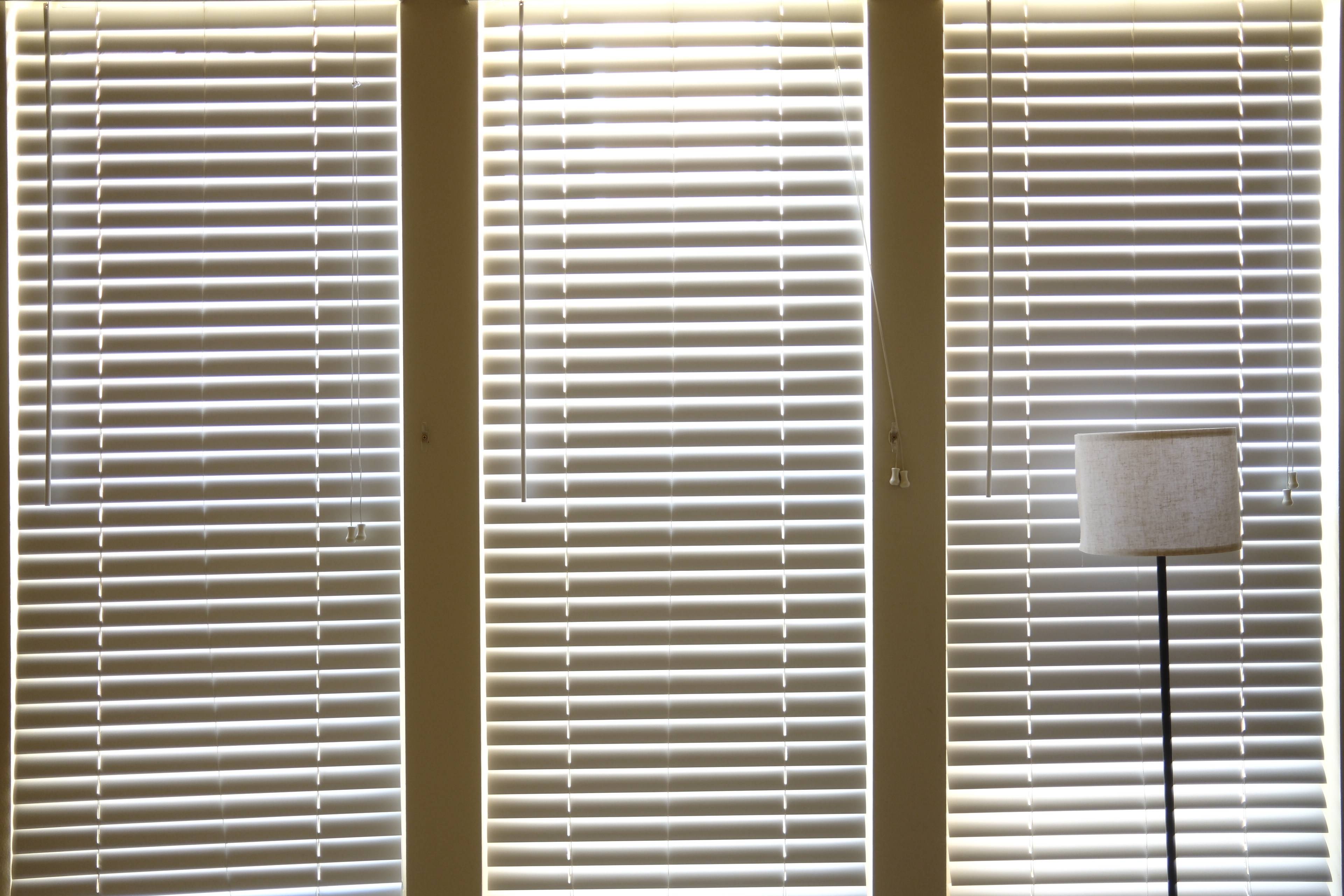 A Triptych of blinds